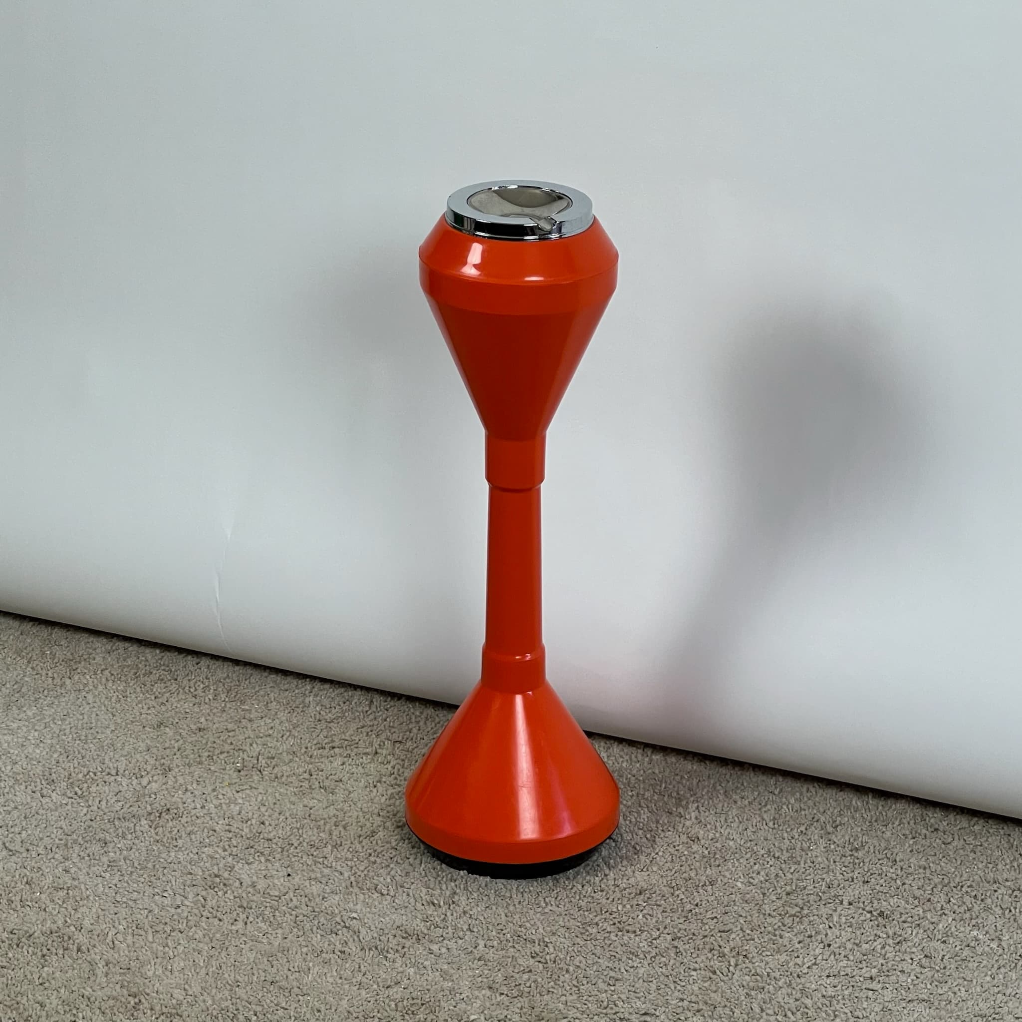 Unusual Vintage 1960s Ashtray: Orange Retro Chic Decor - Image 4