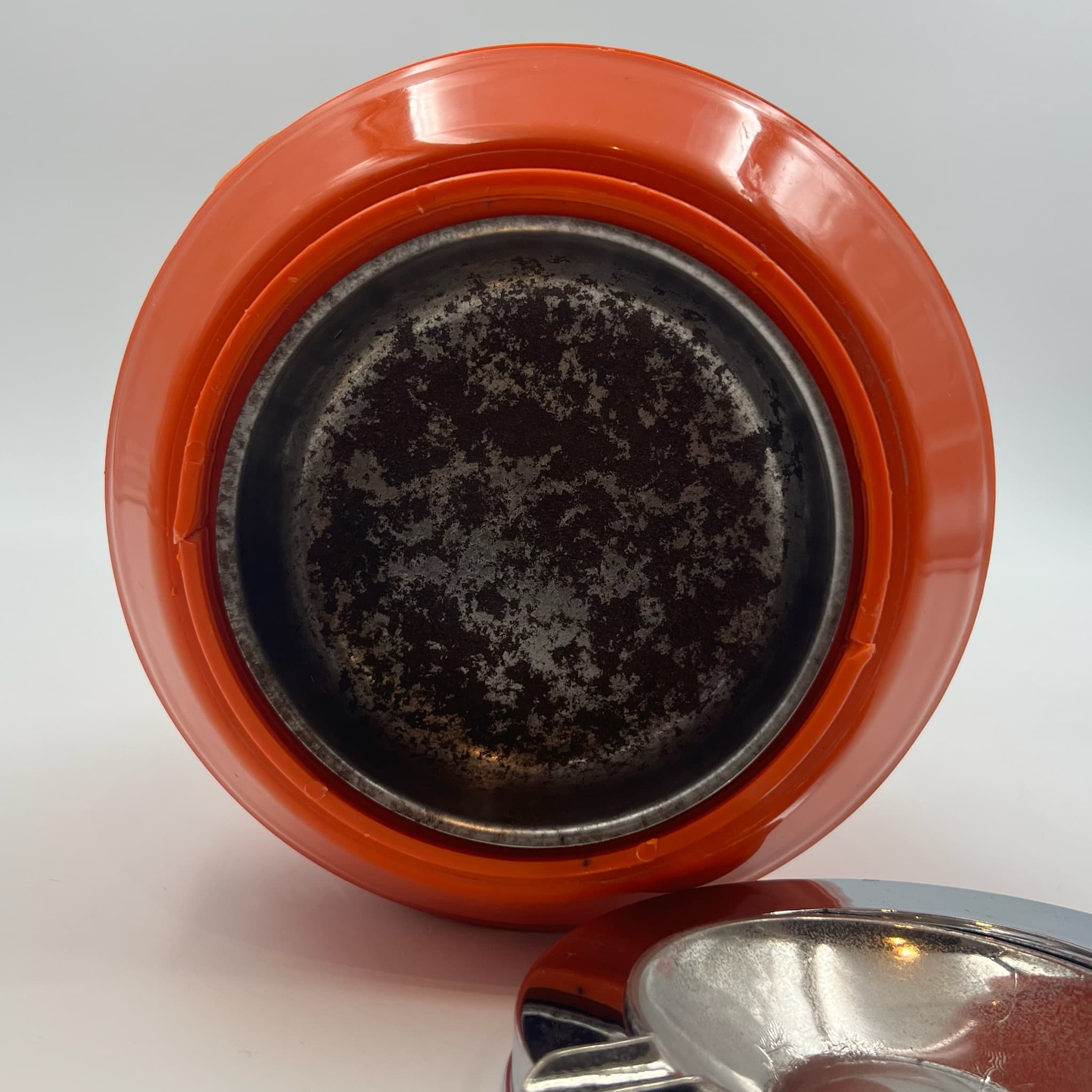 Unusual Vintage 1960s Ashtray: Orange Retro Chic Decor - Image 7