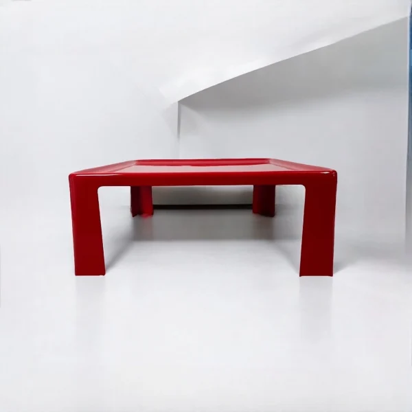 Amanta Table Red Fiberglass – Iconic Bellini B&B Italia 60s Design