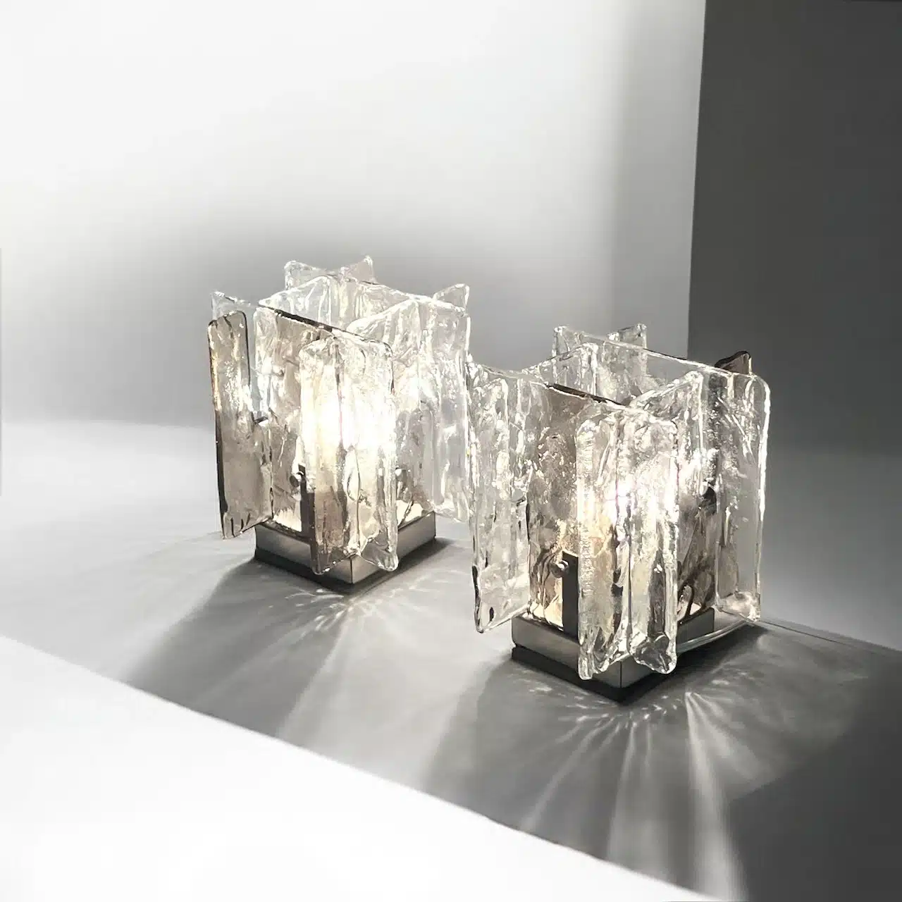 Fabre）伊70年代　Nason for Mazzega ムラーノガラス 70s Mazzega Lamp by Carlo Nason: Vintage Murano Glass Design