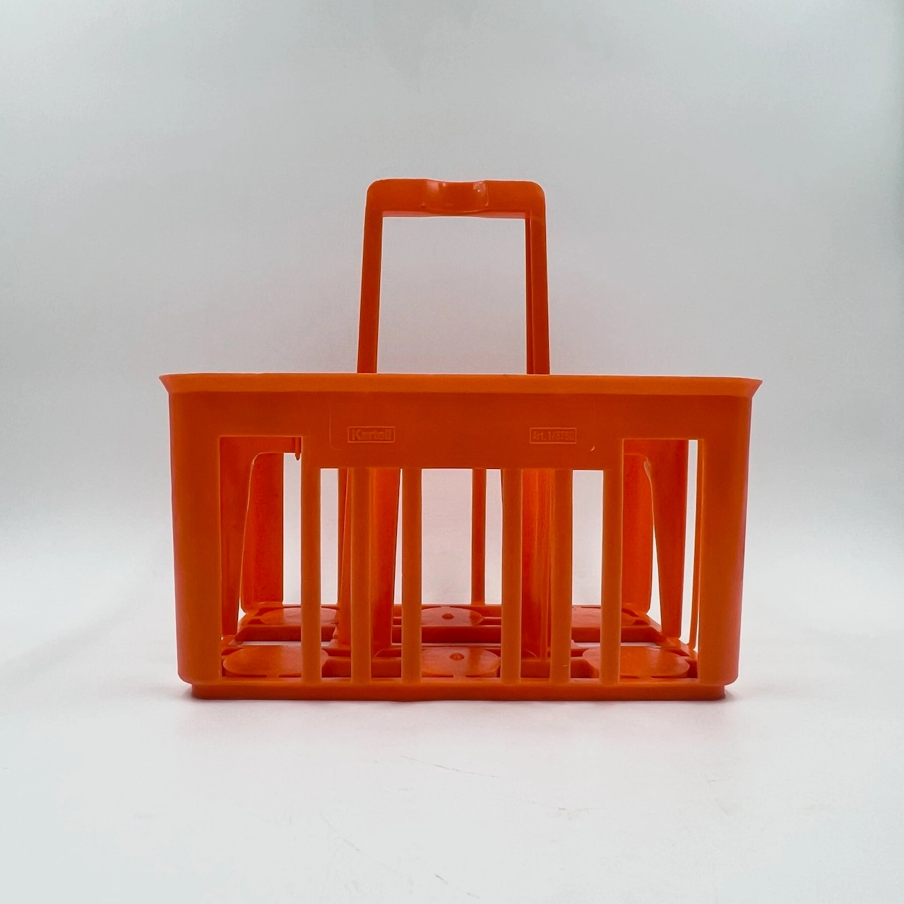 Rare 60s/70s Kartell Orange Bottle Holder – Vintage Decorative Object - Image 2