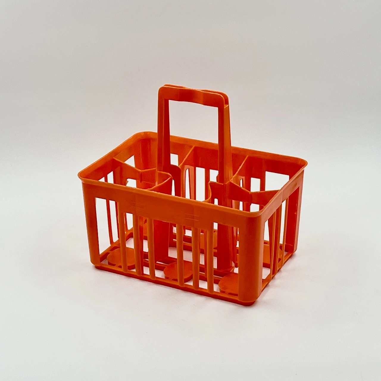 Rare 60s/70s Kartell Orange Bottle Holder – Vintage Decorative Object - Image 6
