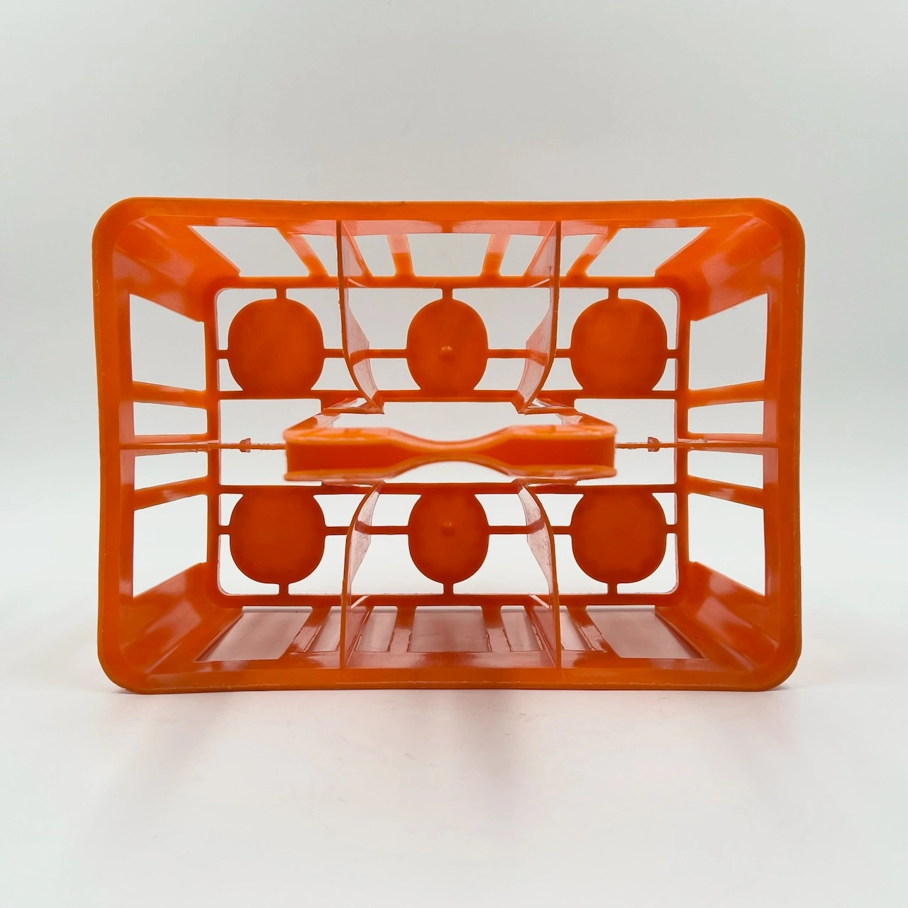 Rare 60s/70s Kartell Orange Bottle Holder – Vintage Decorative Object - Image 8