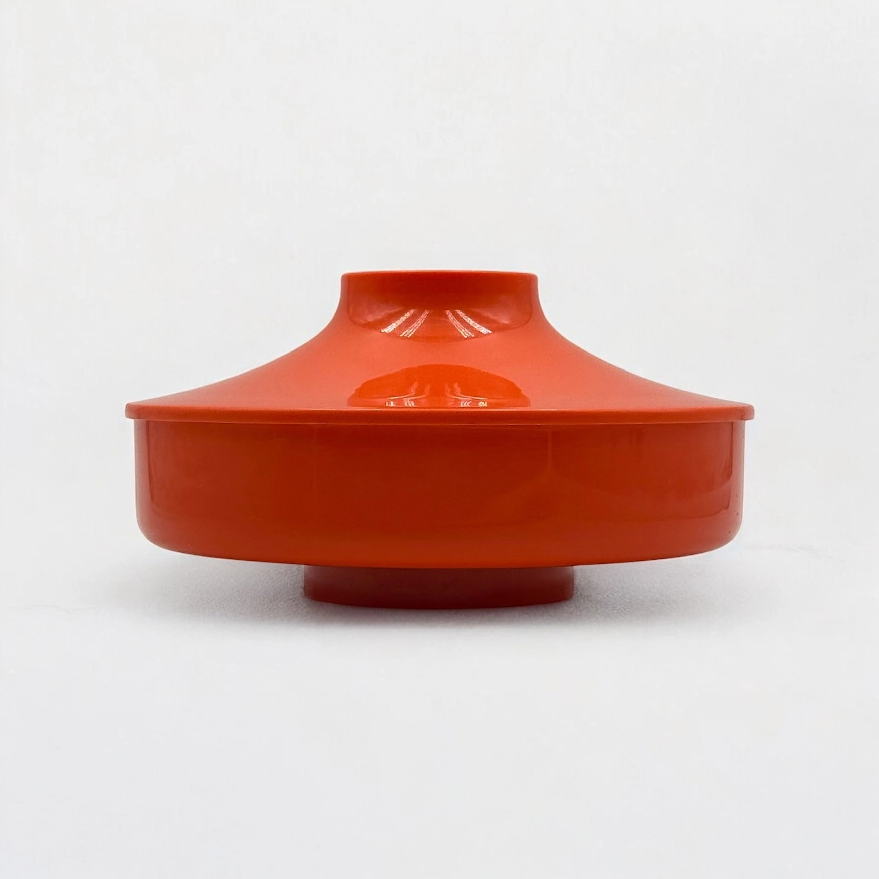 orange space age jar luigi massoni design guzzini 1960s vintage