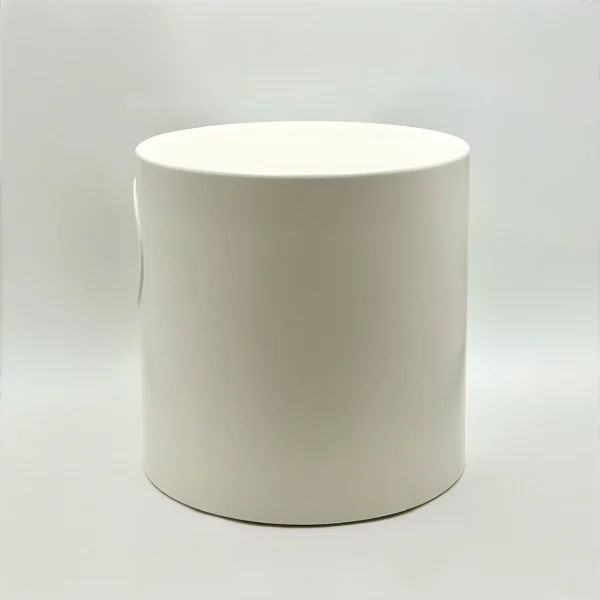 White Artemide Giano Vano Side Table 1970s Italian Design