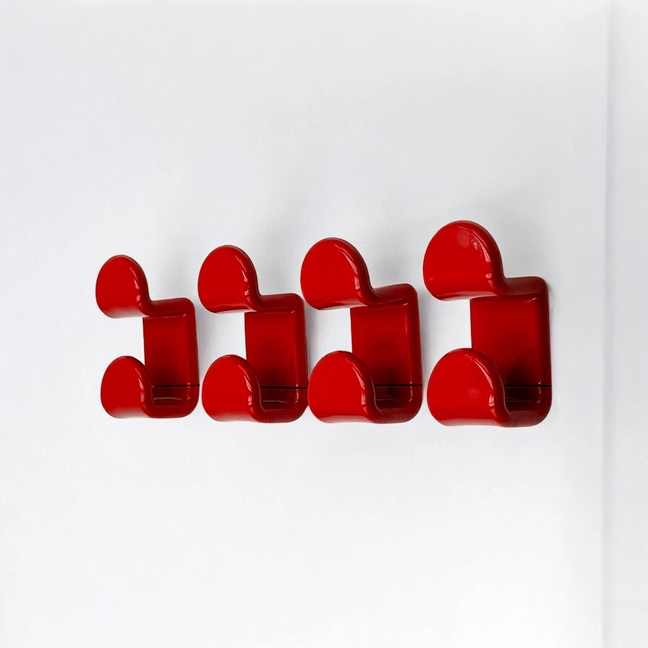 70s coat hooks by ambrogio rossari for gedy, set of 2