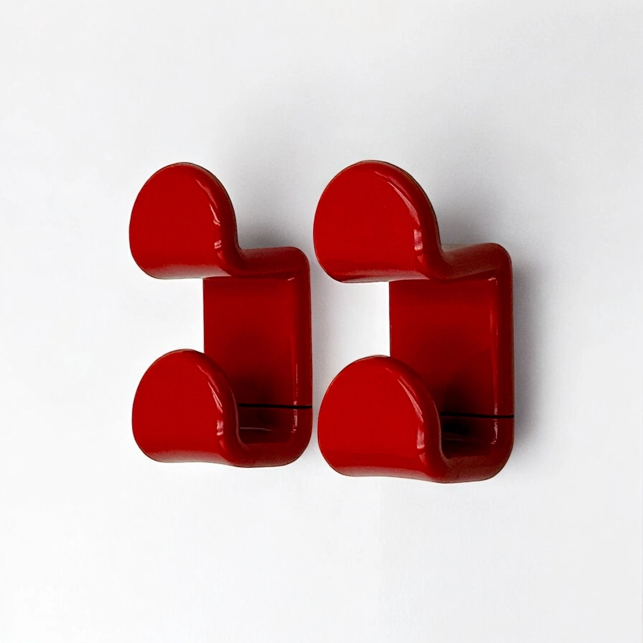 70s coat hooks by ambrogio rossari for gedy, set of 2