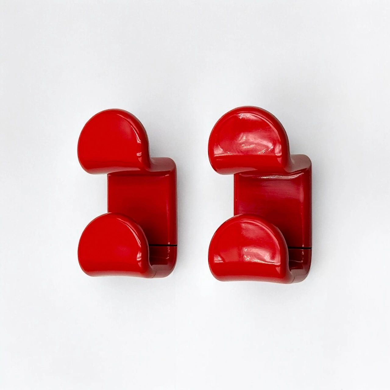 70s coat hooks by ambrogio rossari for gedy, set of 2