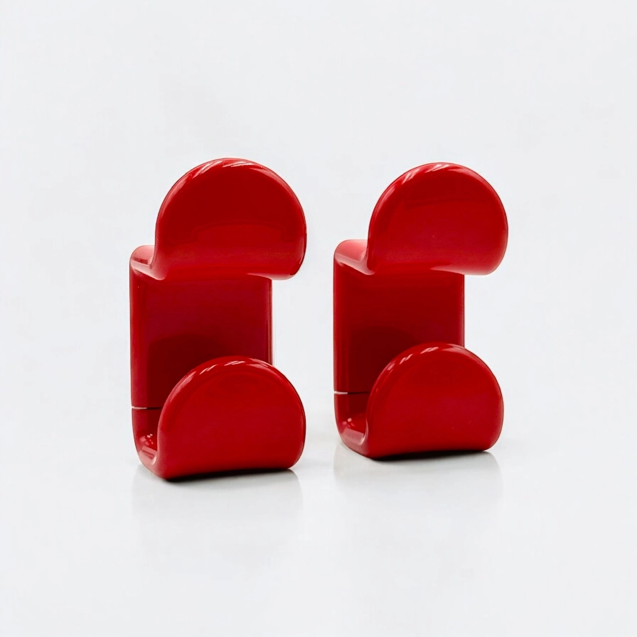 70s coat hooks by ambrogio rossari for gedy, set of 2