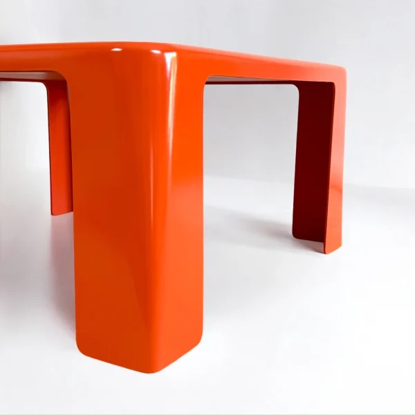 Amanta Table by Mario Bellini in Orange Fiberglass 1960s