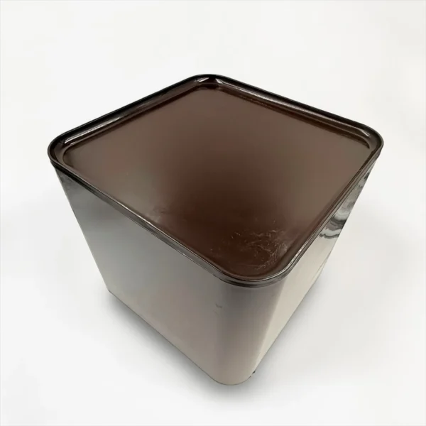 Container Dime Dark Brown DIME Table Container Siard Longato Italy 1970s