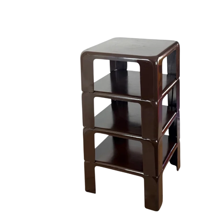 quattro gatti nestin tables mario bellini bb italia black space age 1960s