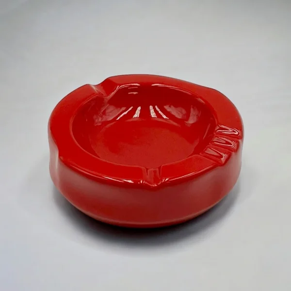 Red Ceramic Decor Set by Pareschi Laveno Italy 1960s